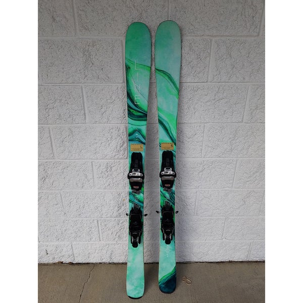 Used Women's Line All Mountain Pandora 84 151 cm Skis With Marker Squire 11 TCX Bindings