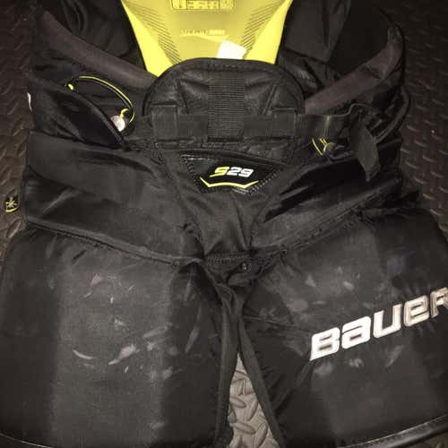 Black Senior Small Bauer S29  Hockey Goalie Pants