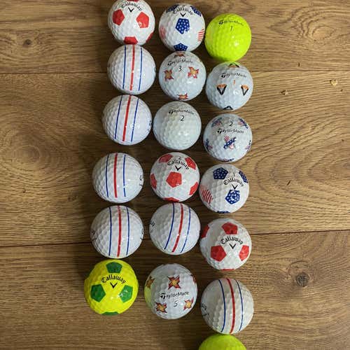 Mix Of High End Balls