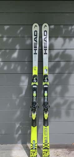 Used HEAD Racing World Cup Rebels i.GS RD Skis Max Din 12
