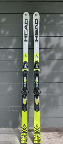 Used HEAD Racing World Cup Rebels i.GS RD Skis Max Din 12