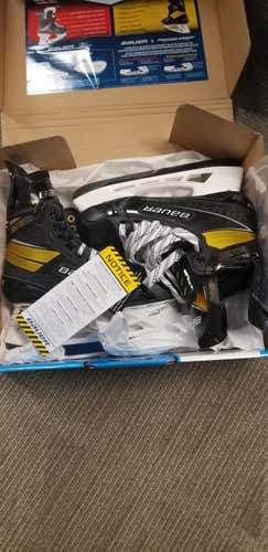 New Senior Bauer Supreme Ultrasonic Hockey Skates Regular Width Size 7.5 Fit 1