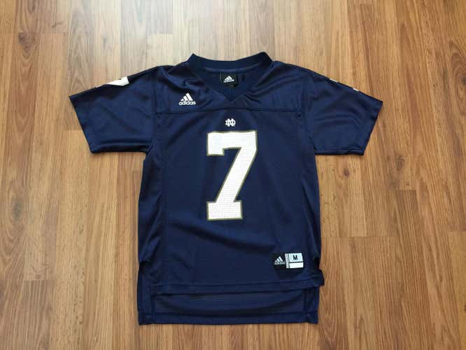 Notre Dame Fighting Irish #7 NCAA SUPER AWESOME BOYS Sz M KIDS Football Jersey!