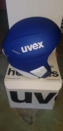 Blue Unisex New Small UVEX Race + Helmet FIS Legal
