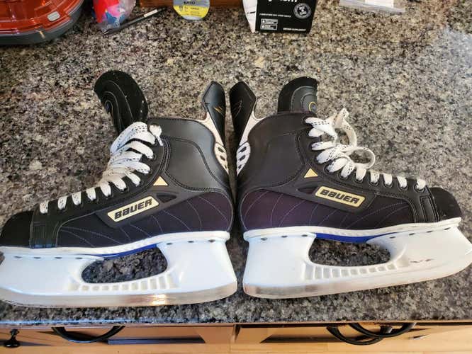 Used Senior Bauer Supreme Custom 1000 Hockey Skates Size 10