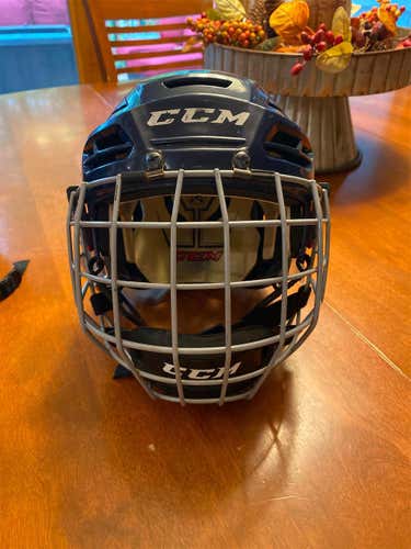 Blue Used Small CCM Tacks 110 Helmet