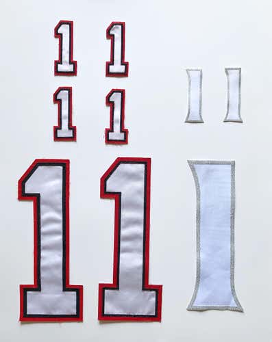 Jersey Numbers For Customizing Player/practice Jersey 1