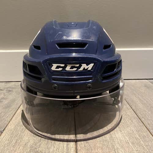 Blue Used Large CCM Pro Stock Helmet