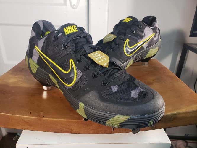 Nike Alpha Huarache Elite PE Military Army Camo Size 10