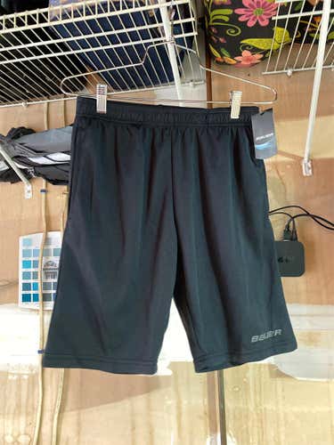 Black Jr. Large Bauer Shorts