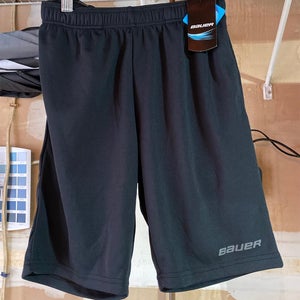 Black Jr. Medium Bauer Shorts
