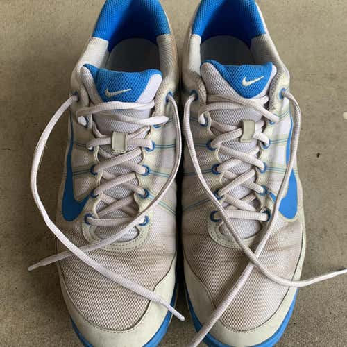 White Men's Size 11 (Women's 12) Nike Golf Shoes