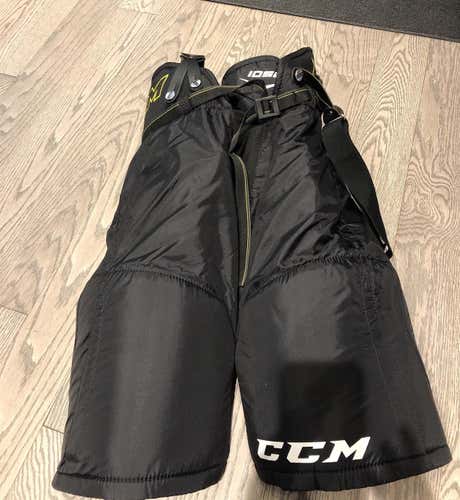 Black Senior Medium CCM Tacks  Hockey Pants