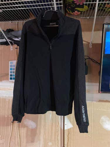 Black Men's Small Bauer 1/4 Zip