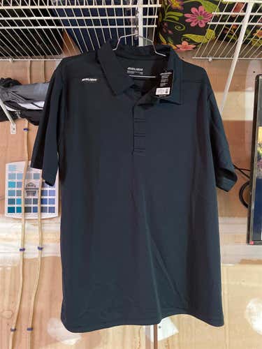 Black Men's M,L,XL Bauer Shirts, Black & Grey Belts