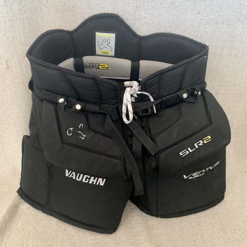 Black Intermediate Large Vaughn Ventus SRL2  Hockey Goalie Pants