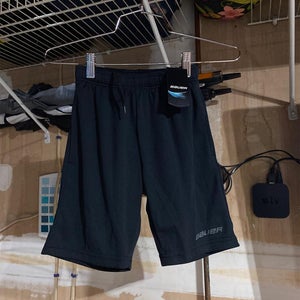 Black Jr. XS Bauer Shorts