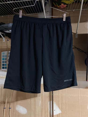Black Men's XL Bauer Shorts