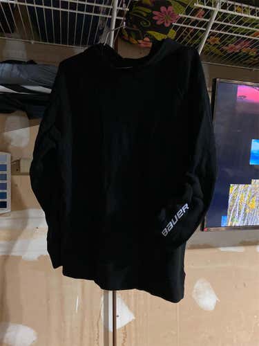 Black Unisex Large Bauer Hoody