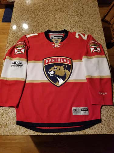 2017 Florida Panthers Medium Trochek Reebok Jersey