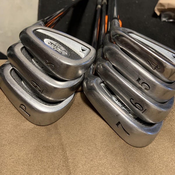Men's Right Handed DCI 762 Regular Flex Steel Shaft 7 piece Iron Set 4-pw