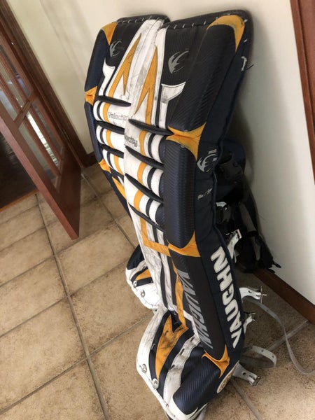 Used 36" Vaughn Velocity 7200 Goalie Leg Pads