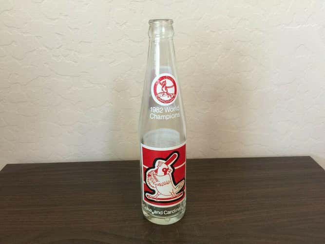 St. Louis Cardinals MLB 1982 WORLD SERIES CHAMPIONS Collectible Coke Bottle