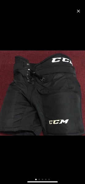 Black Senior Large CCM hp31 Pro Stock Hockey Pants