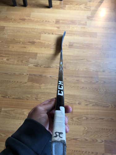 CCM Super Tacks 2.0 Used Pro Stock 75 Flex Left Handed Grip P38 Cuve Hockey Stic