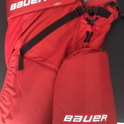 Red Senior Large Bauer Vapor X800 Hockey Pants + Hockey Bag