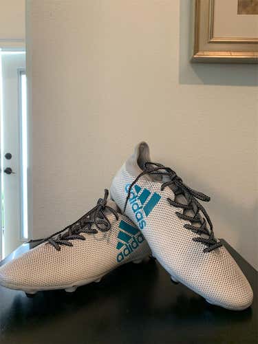 White Men's Molded Cleats Adidas X 17.3 Cleats