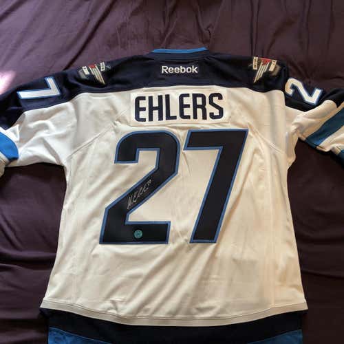 Signed Nikolaj Ehlers Jets Jersey