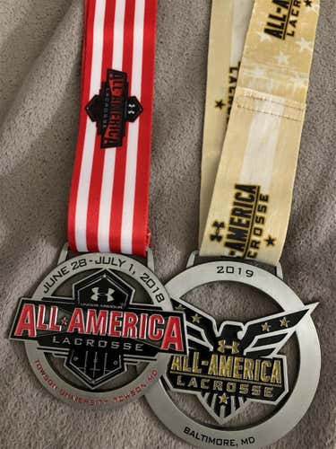 Under Armour All American Lacrosse Medals