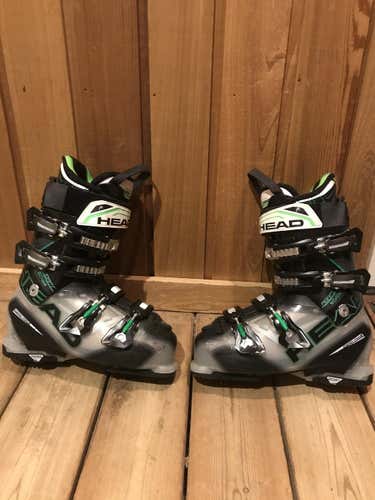 Lightly used HEAD Edge Ski Boots, size 25.5, 90 Flex