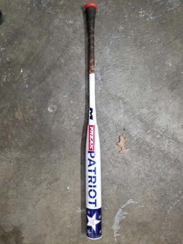 Used Adult 2016 Miken Composite Freak Patriot Bat 27 oz 34"