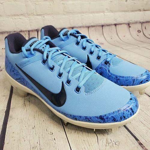 Nike Air Clipper sz 11 University Carolina Blue 880261 440 Metal Baseball Cleat