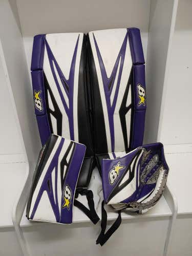 Purple 34+2" Brian's G-Netik Pro 3 Goalie Full Set