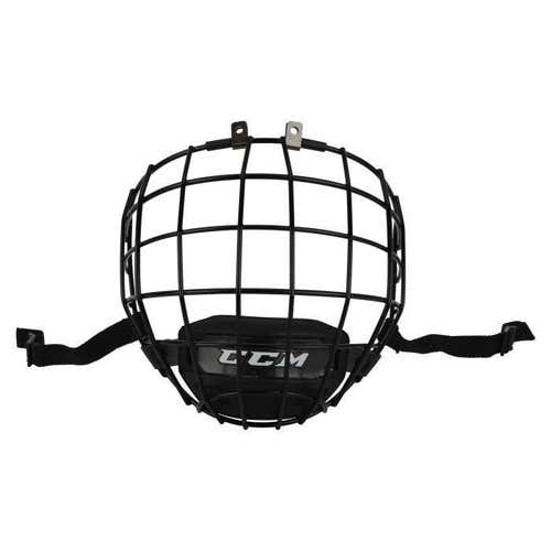 CCM Black Full Cage, Awesome Visibility, Used - CCM 580