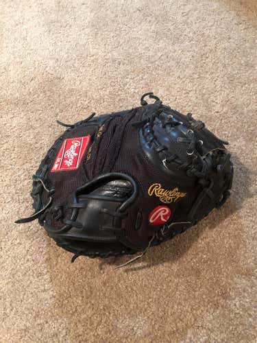 Black Adult Catcher's Heart of the Hide 34" Baseball Glove