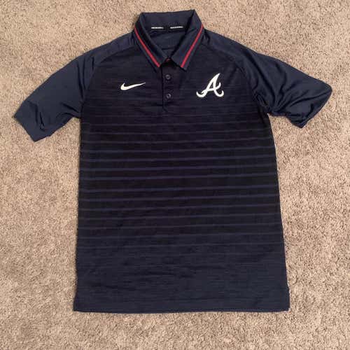 Atlanta Braves Nike Baseball Polo Shirt