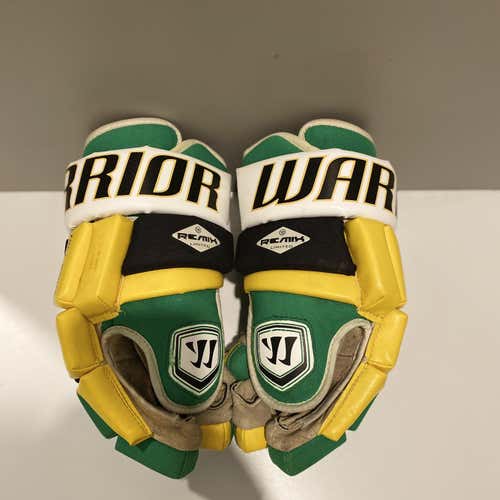 Green Senior Warrior Remix 13" Gloves