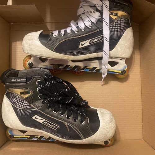 Senior Bauer Supreme one55 Regular Width Size 8 Hockey Goalie Skates
