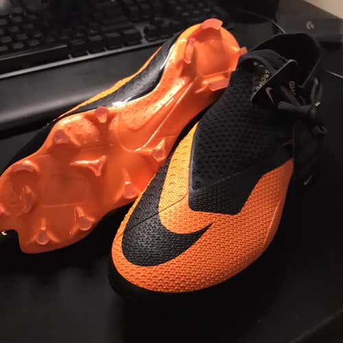 Orange Men's Molded Cleats Nike PHANTOM VISION 2 ELITE DF FG Cleats