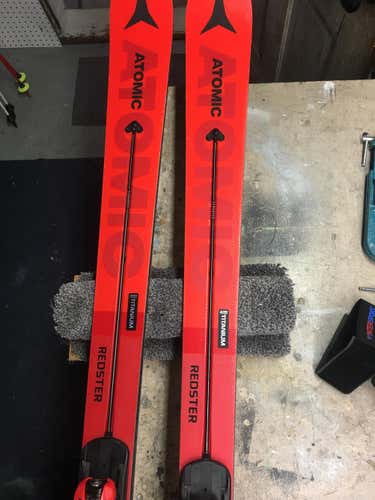 Used 2020 Atomic Racing Redster G9 Skis With Bindings Max Din 14