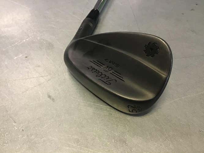 Used Titleist Vokey Sm7 Jet Black F Grind 52 Degree Steel Regular Golf Wedges