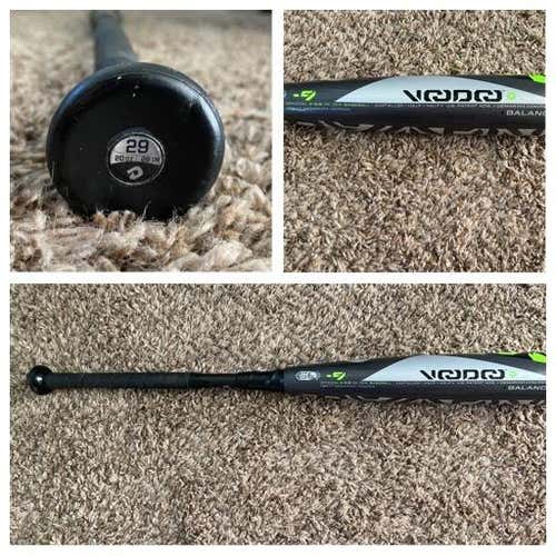 Kid Pitch (9YO-13YO) 2017 Alloy Voodoo Balanced (-9) 20 oz 29" Bat