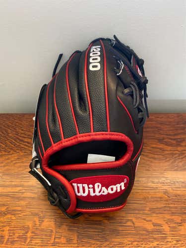 Black High School/College Infield A2000 11.5" Baseball Glove