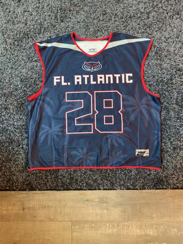 Florida Atlantic Lacrosse Reversible Practice Pinnie #28