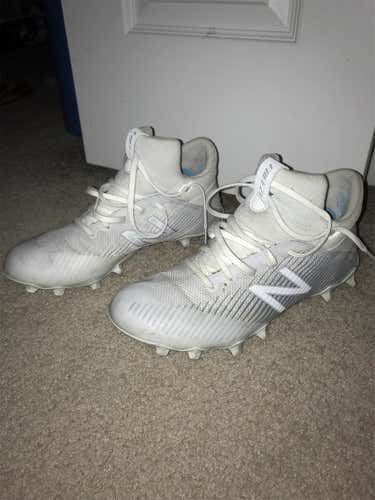 White Men's Molded Cleats Low Cut