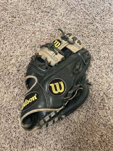 Black Used Infield A2000 11.25" Baseball Glove